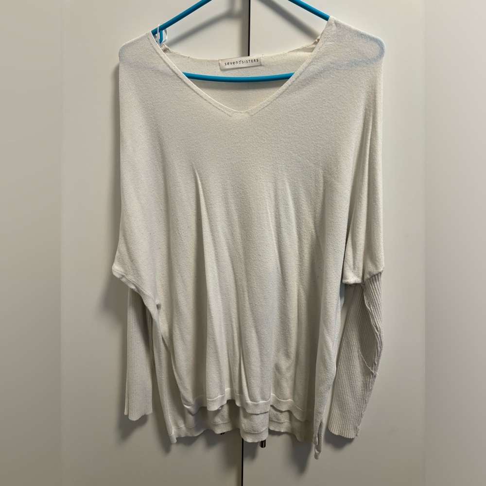 Classy white Sweater